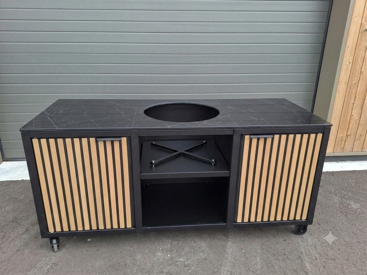 Op voorraad! Luxe buiten keuken, Tuin en Terras, Ophalen of Verzenden, Nieuw, Houtskool