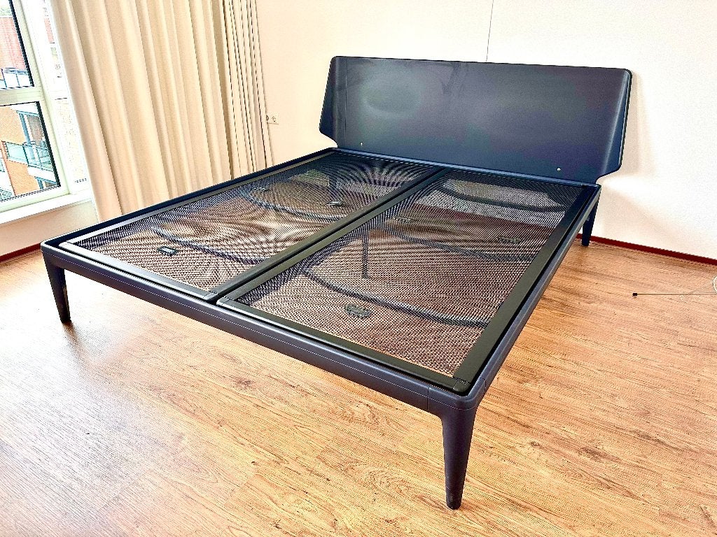 AUPING ESSENTIAL TWEEPERSOONSBED, Huis en Inrichting, Ophalen, Gebruikt, Blauw, 210 cm