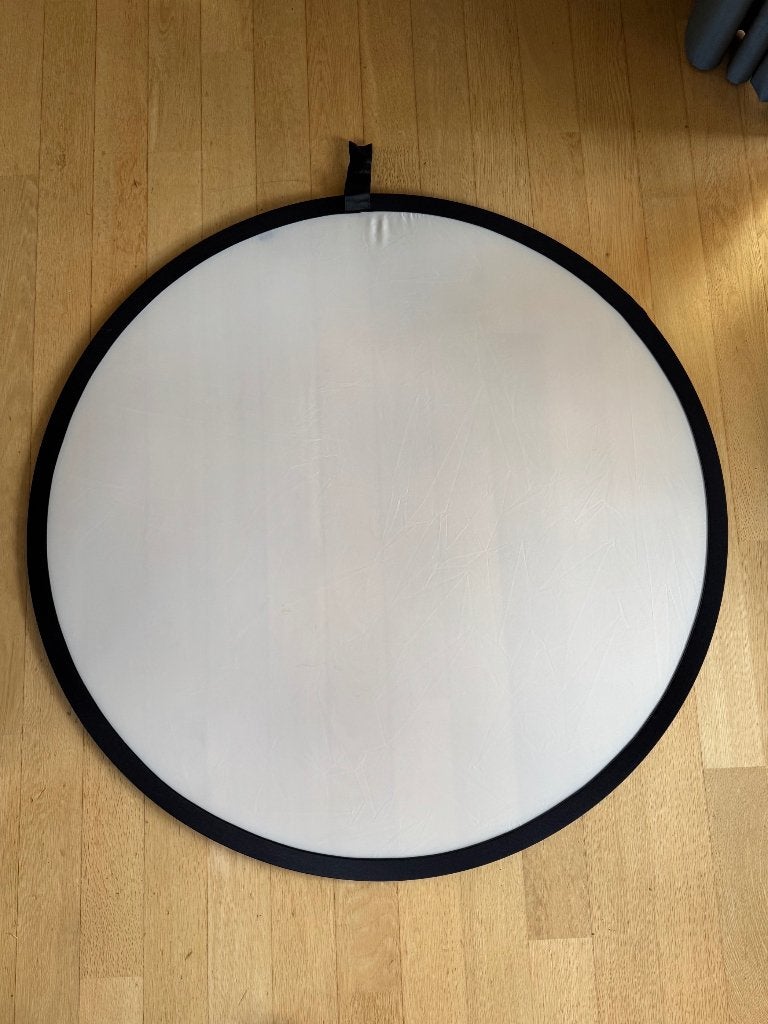 Falcon Eyes Reflector 106x106cm voor portretfotografie, Audio, Tv en Foto, Fotografie | Fotostudio en Toebehoren, Ophalen, Inclusief draagtas