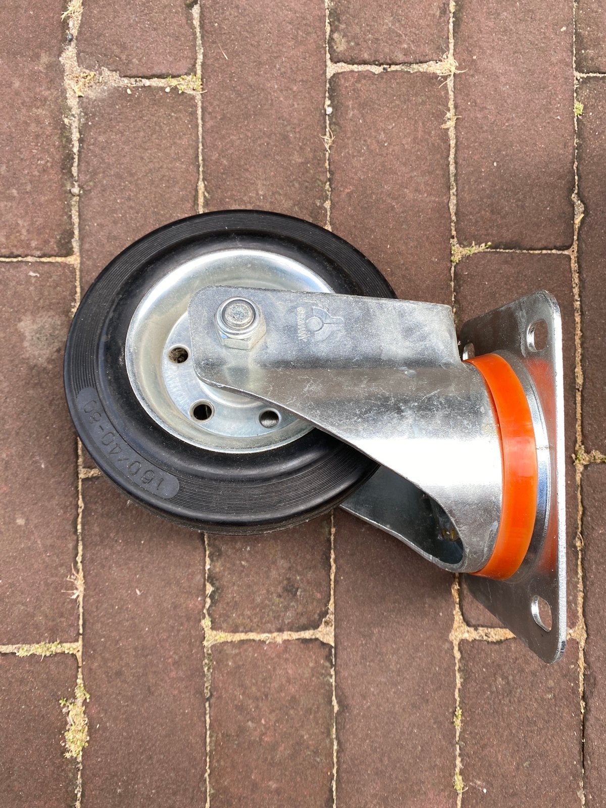 16cm diameter rubber zwenkwielen, set van 4, Ophalen, Zo goed als nieuw