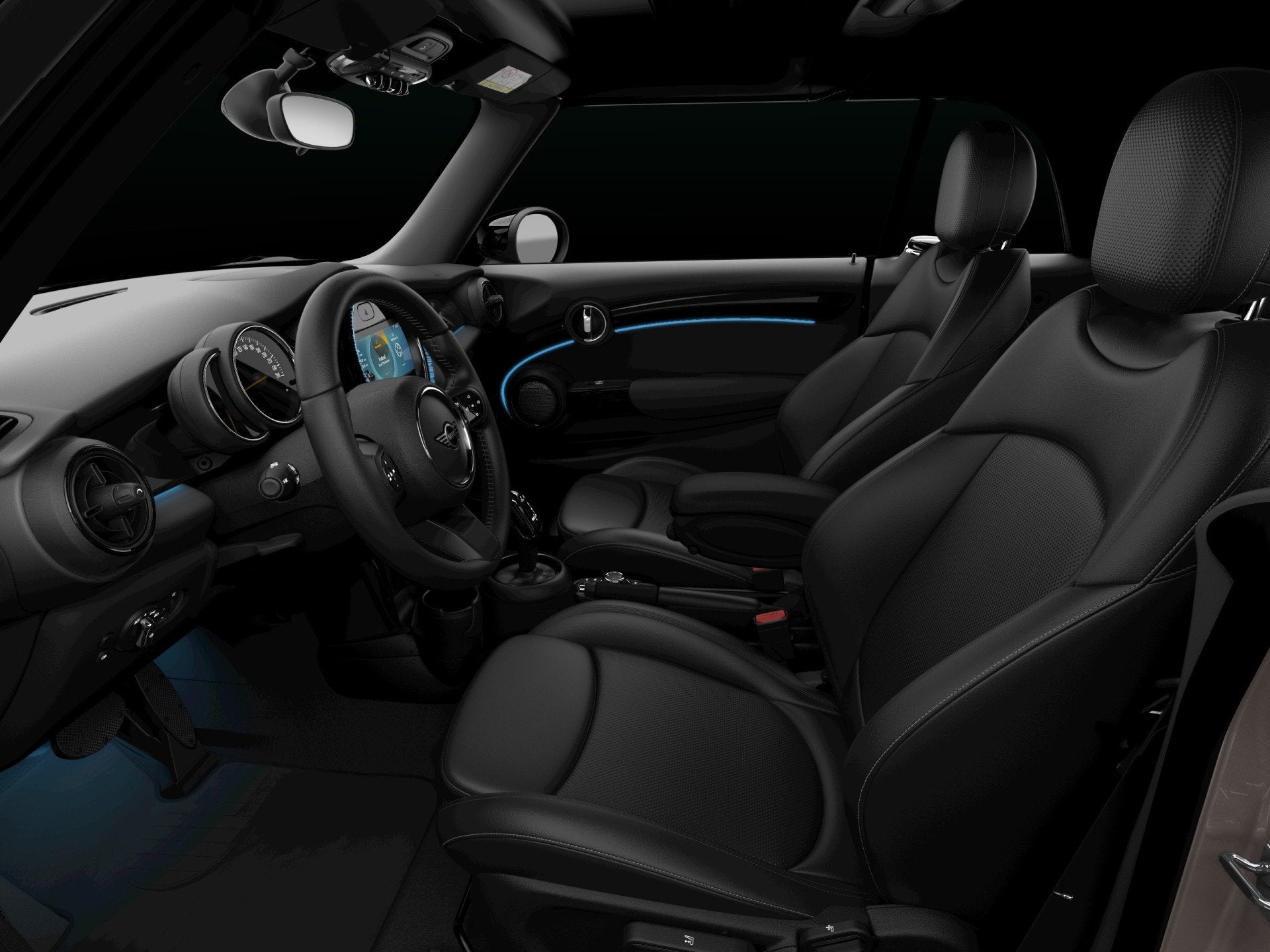 MINI Cabrio 1.5 Cooper Classic Aut. | Navigatie | Leder | PD, Auto's, Mini, 12 maanden, 136 pk, Gebruikt, Zwart