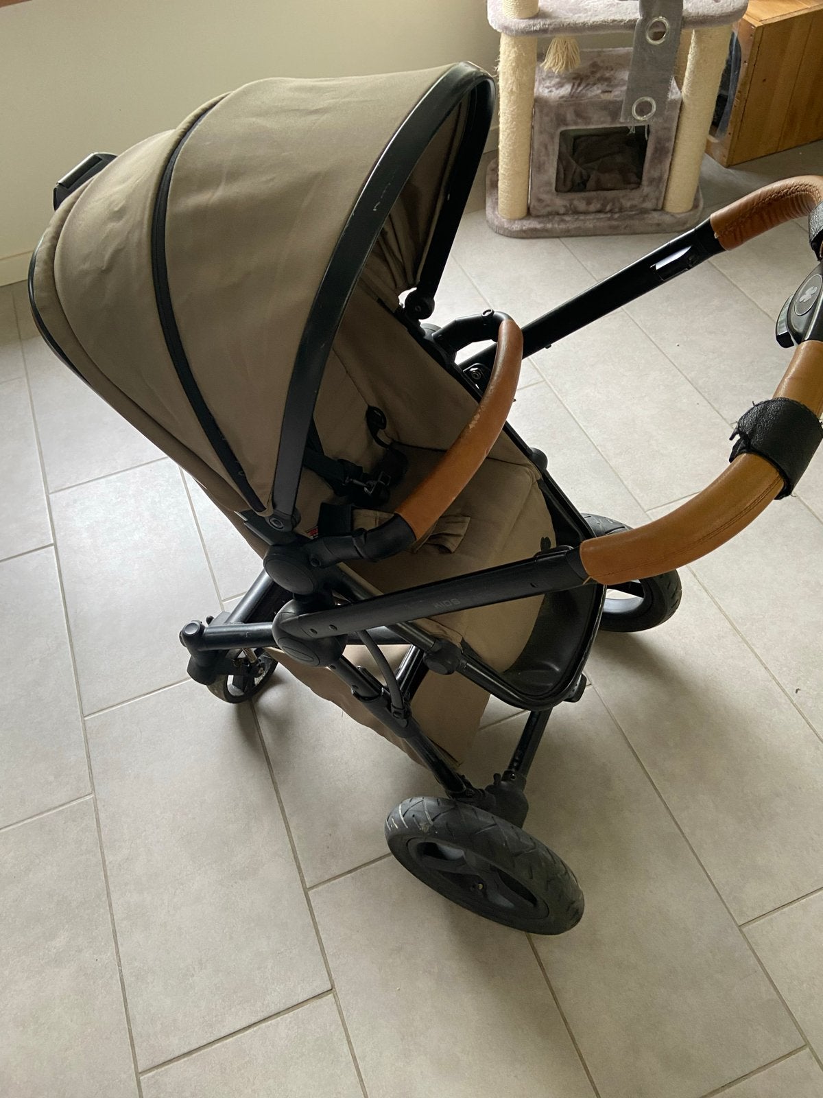 Kidsriver kinderwagen, Gebruikt, Luchtbanden, Combiwagen, Ophalen