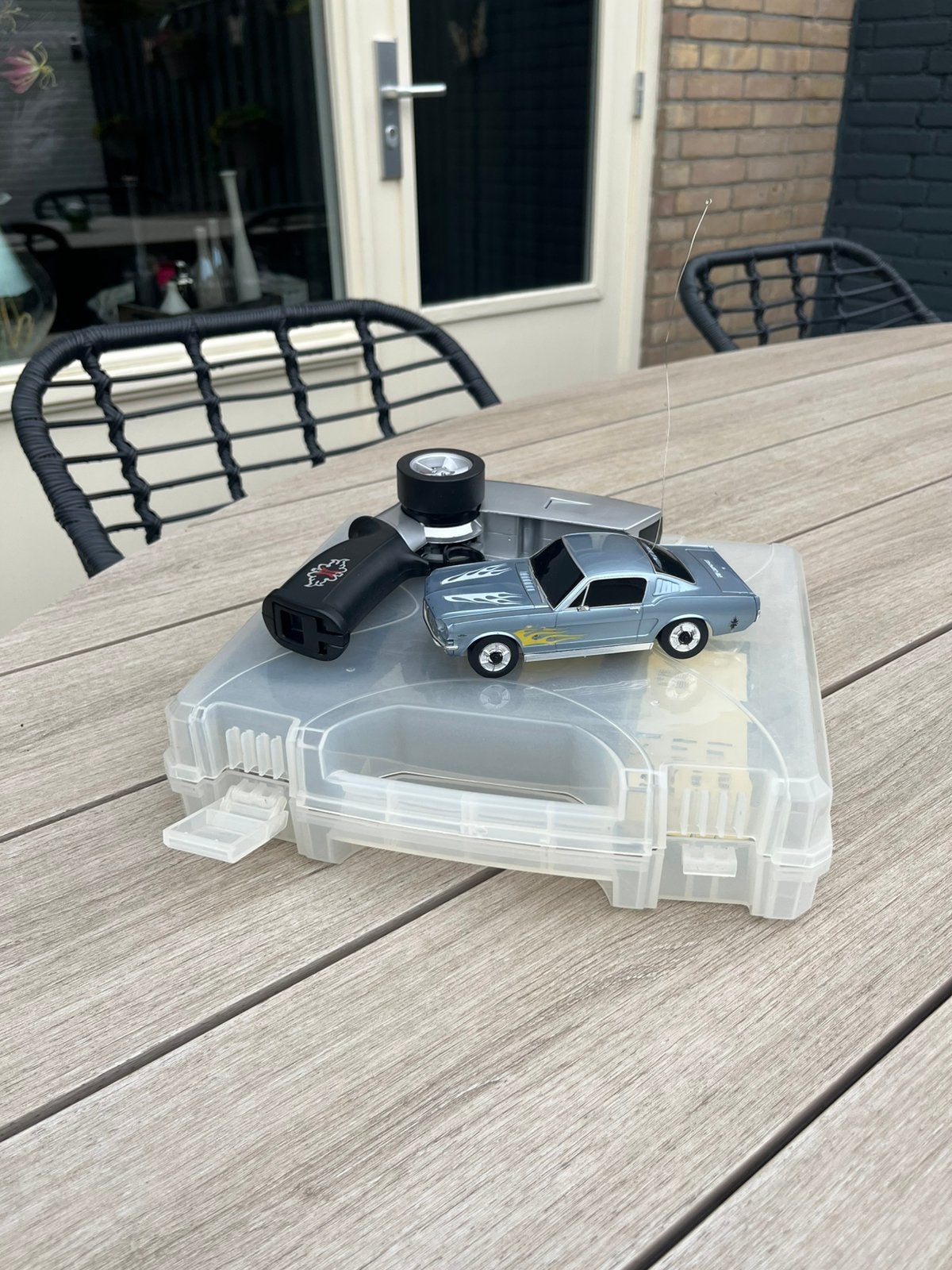 Ford mustang 1:24, Ophalen of Verzenden, Gebruikt, Elektro, RTF (Ready to Fly)