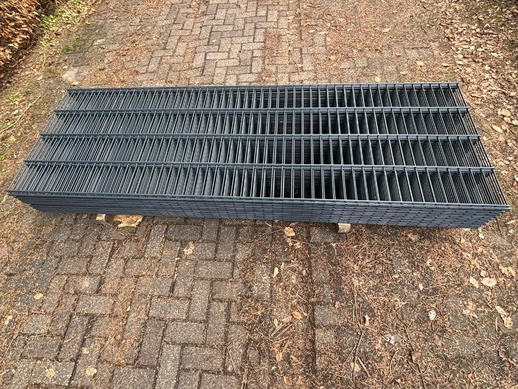Dubbelstaafmat hekwerk 6/5/6 en 8/6/8 – complete pakketten, Ophalen, Nieuw, IJzer, Dubbelstaafmat hekwerk