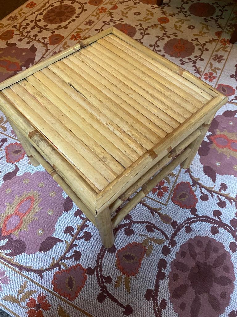 bijzettafel Boho/retro/bamboe, Overige materialen, Minder dan 55 cm, Gebruikt, Boho