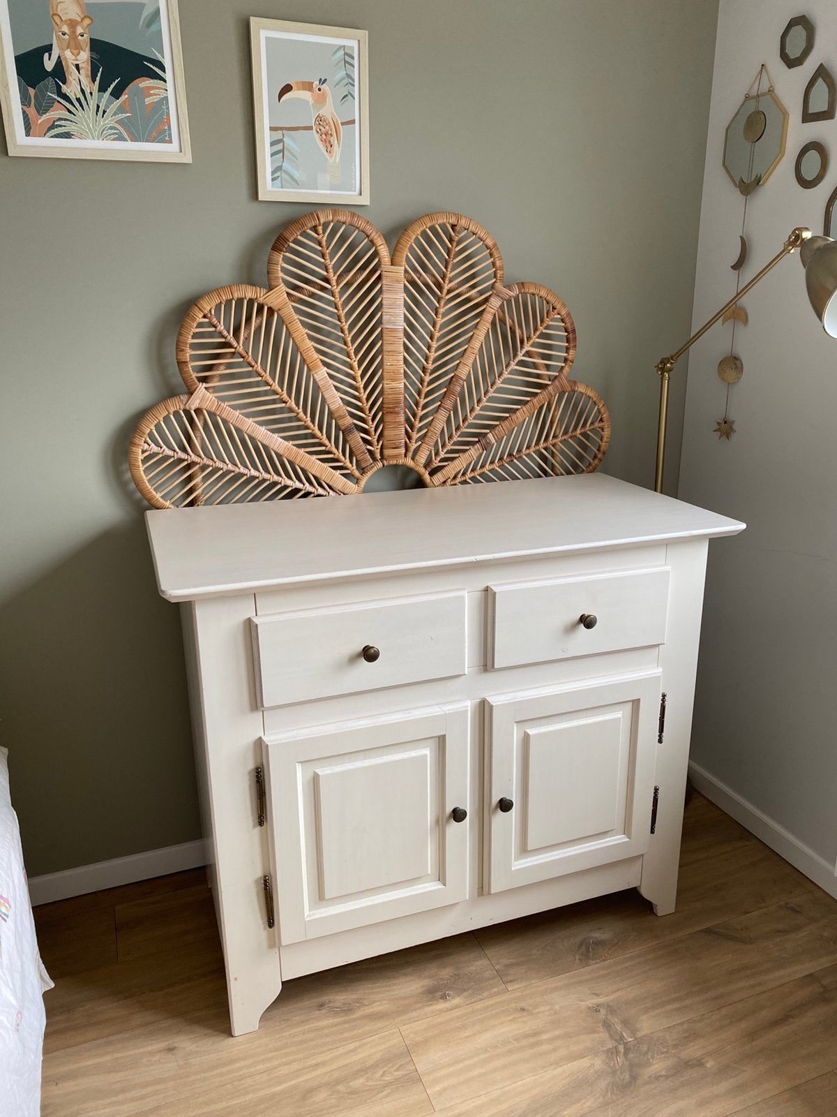 Prachtige crèmekleurige commode babykamer – 110x55x92,5 cm, Ophalen, Gebruikt, 50 tot 70 cm, 100 cm of meer