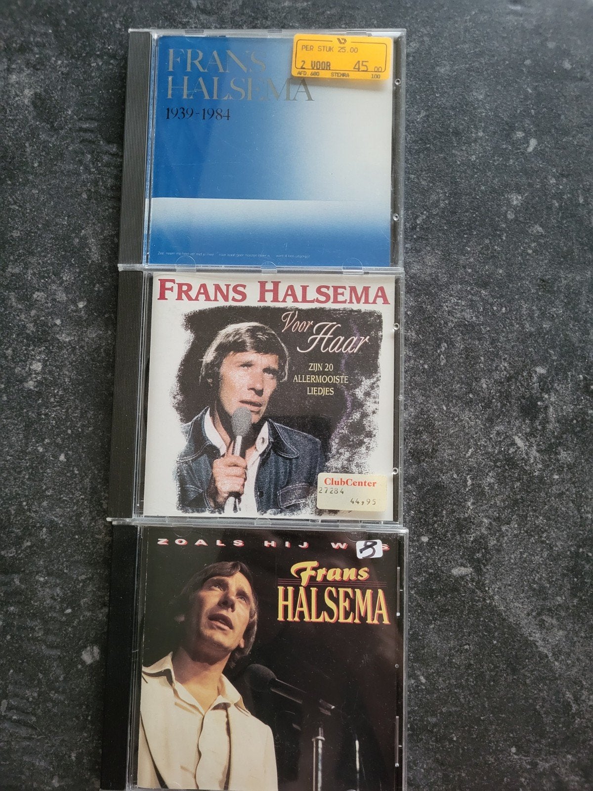 Frans halsema 3 cd's collectie partij, Ophalen of Verzenden, Gebruikt