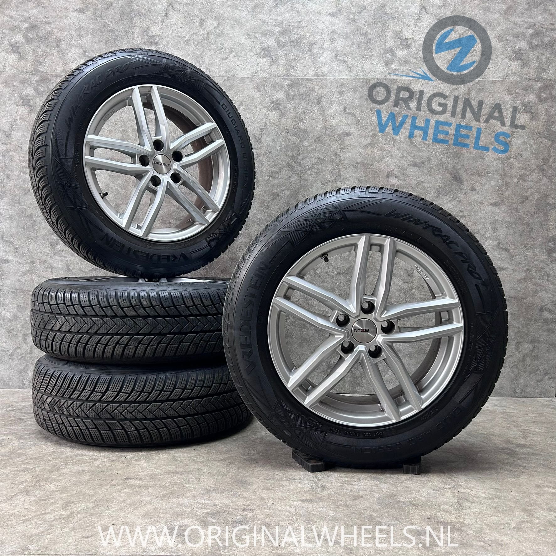 17 inch Dezent velgen + winterbanden Hyundai Tucson, -, -, Banden en Velgen, 17 inch