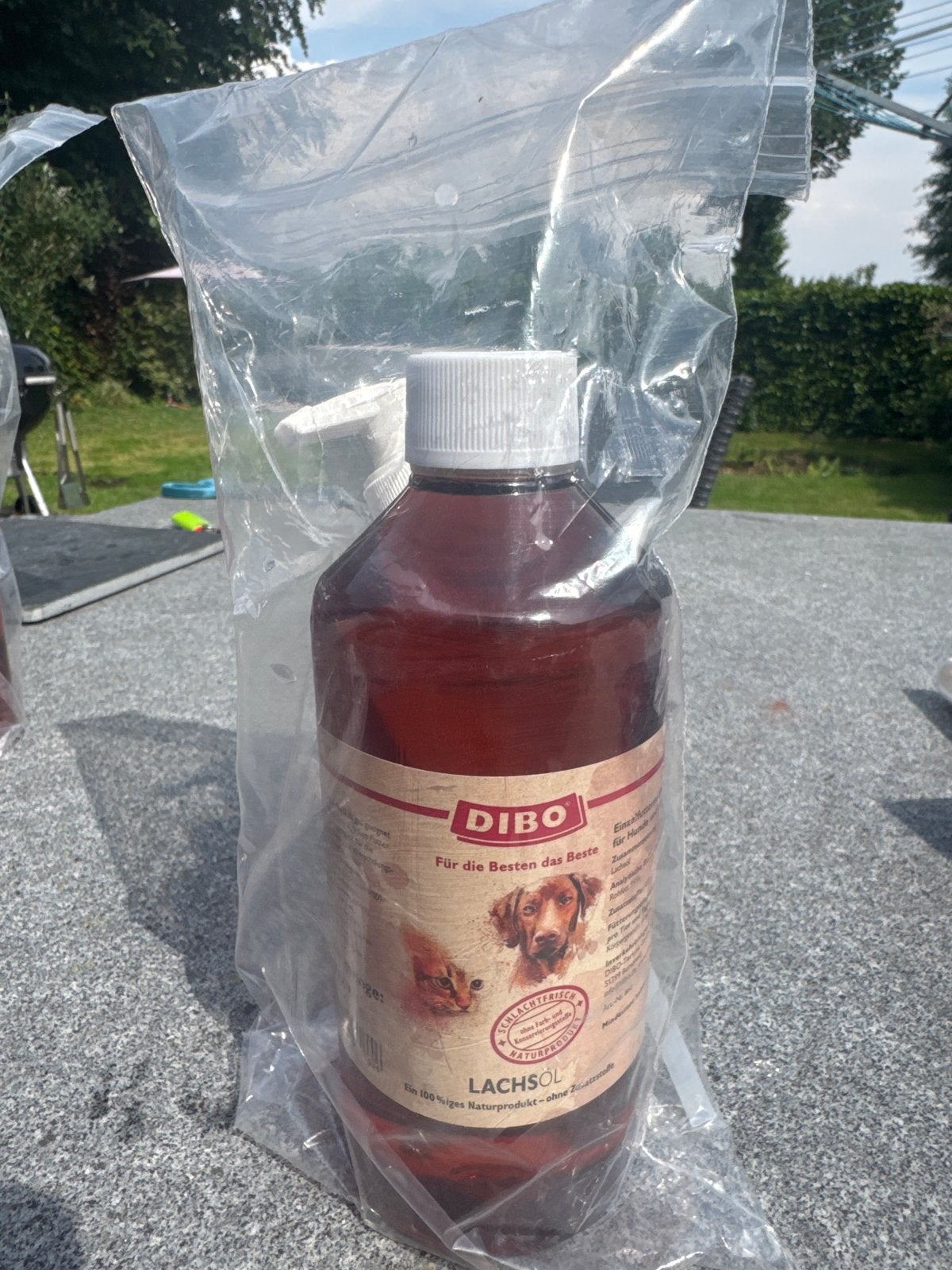 3 flessen, Dibo lachsol 500 ml. Nieuw, ongeopend, Ophalen of Verzenden, Hond