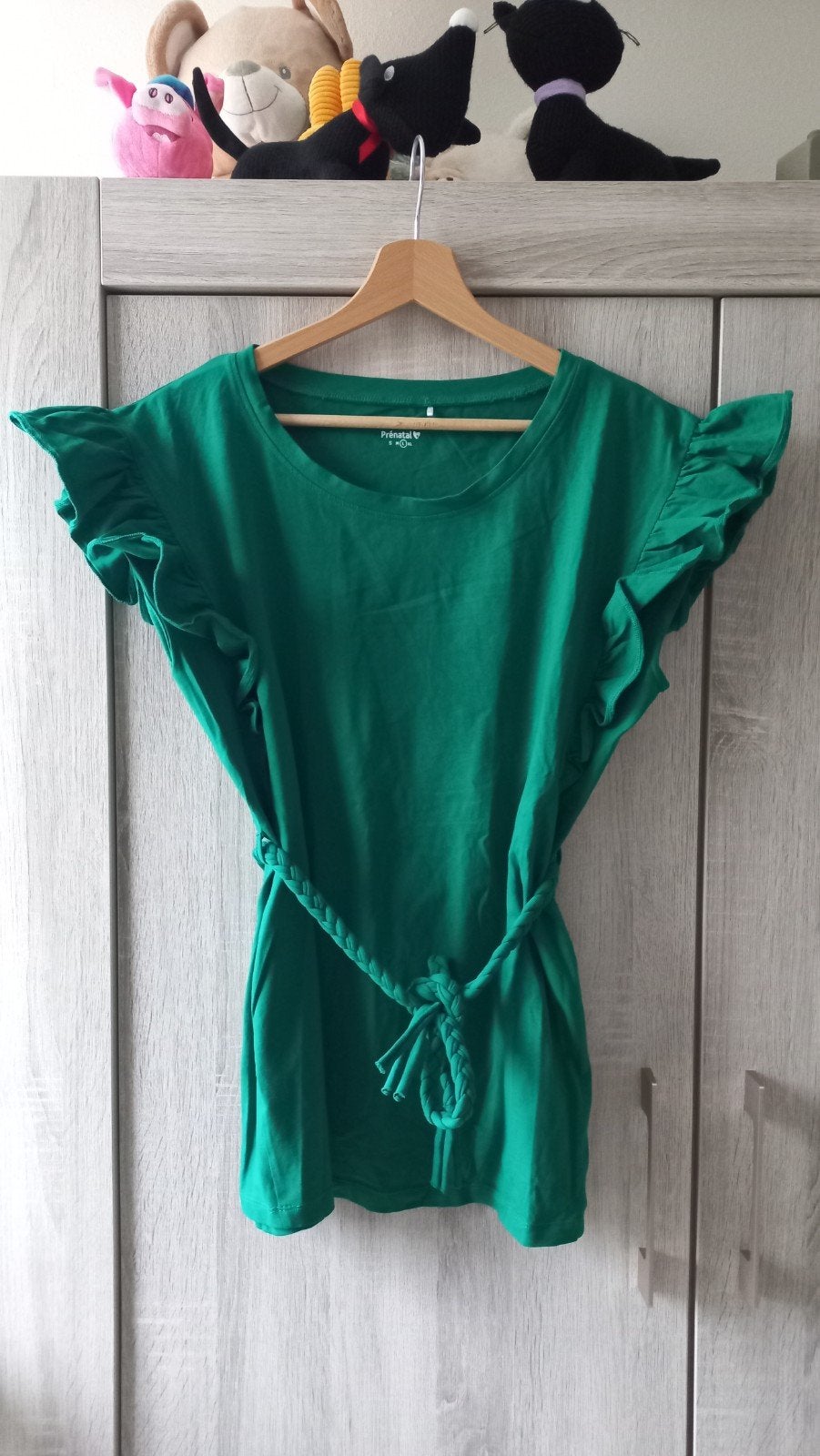 Zwangerschap shirtjes korte mouw maat maat L, Kleding | Dames, Positiekleding, Gedragen, Shirt of Top, Overige kleuren, Ophalen of Verzenden