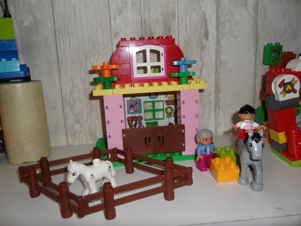 Duplo Ville Paardenstal, Ophalen of Verzenden, Zo goed als nieuw, Compleet, Duplo