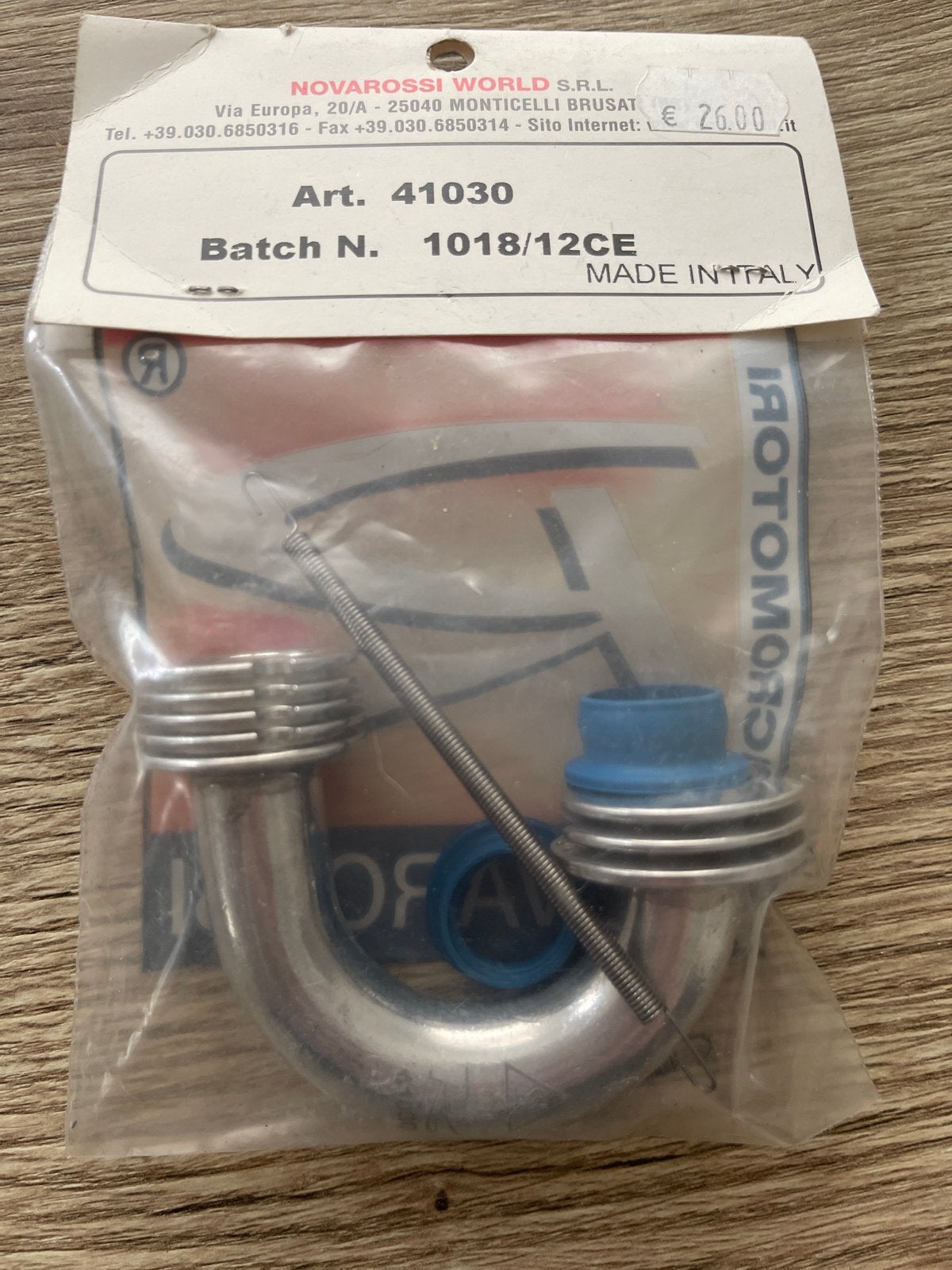 Novarossi Uitlaatbocht Art. 41030 - RC Nitro Onderdeel, Nieuw, Ophalen of Verzenden, Onderdeel, Nitro