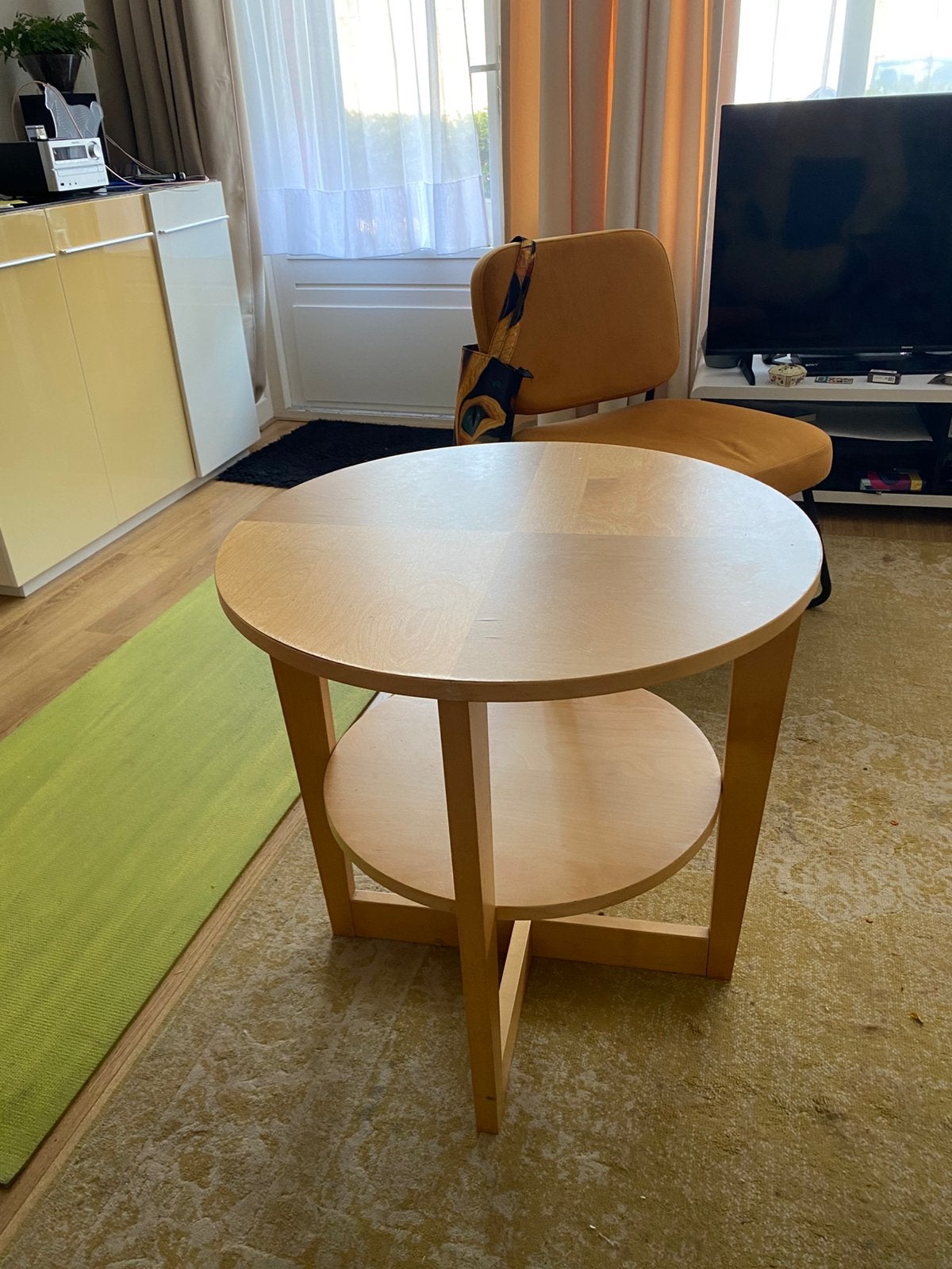 Ikea salontafel rond 60 cm, Gebruikt, Rond, 55 tot 75 cm, Ophalen