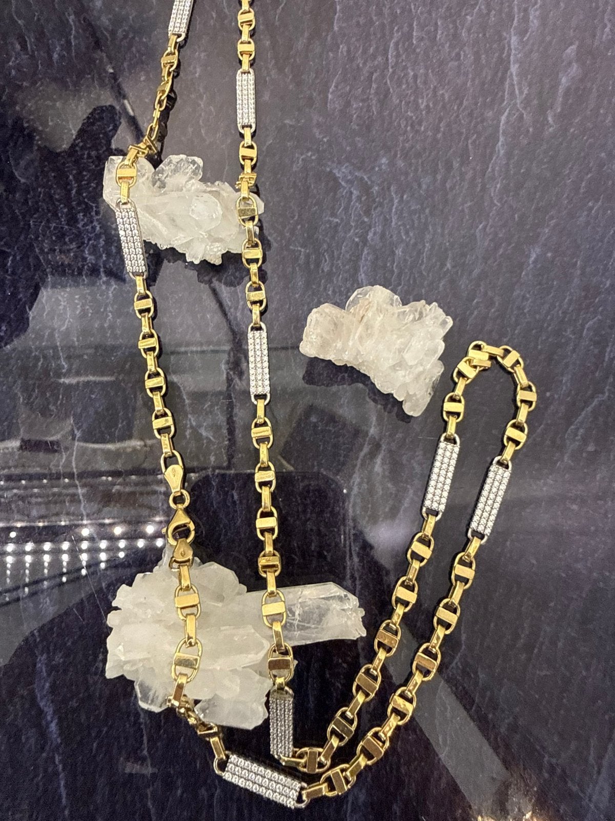 Prachtige 14 karaats gouden kingsley ketting 70 cm lang, Ophalen of Verzenden, Nieuw, Goud
