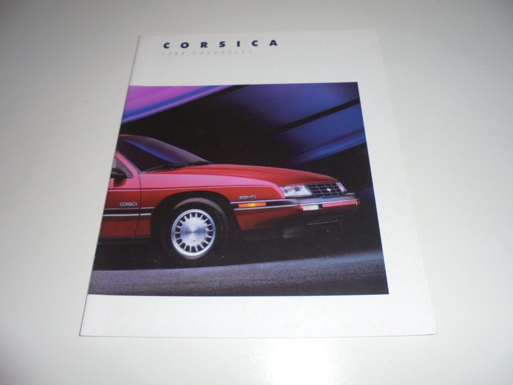 Amerikaanse brochure Chevolet Corsica  1988, Boeken, Ophalen of Verzenden, Zo goed als nieuw, Overige merken