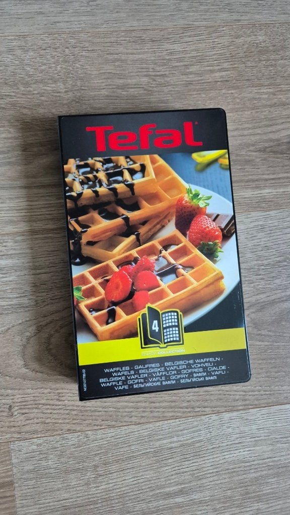 Tefal Snack Collection 4 - Brusselse wafel plaat, Witgoed en Apparatuur, Ophalen of Verzenden, Uitneembare platen, Zo goed als nieuw