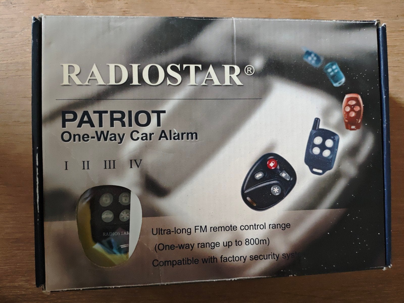 Radiostar Patriot One-Way Auto Alarm Systeem, Ophalen of Verzenden, Nieuw