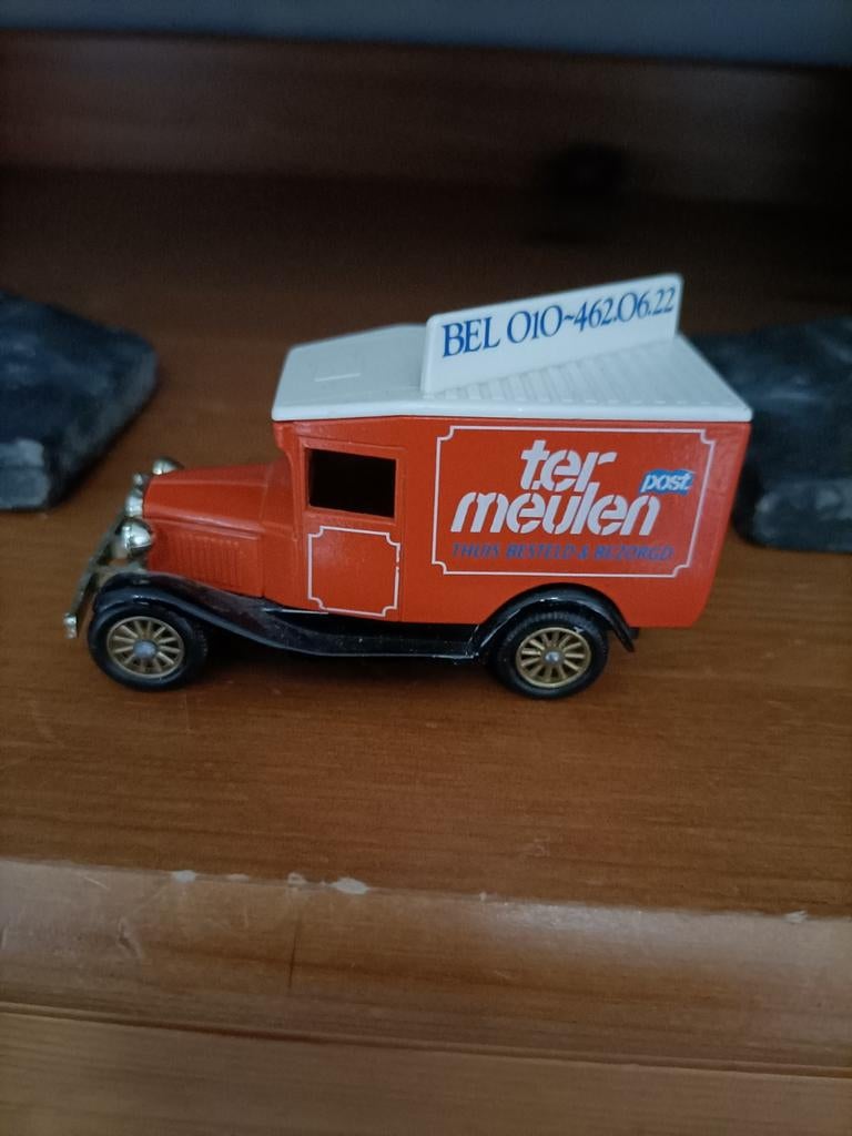 Vintage Ter Meulen Post Bestelwagen Modelauto, Ophalen of Verzenden, Gebruikt, Auto's