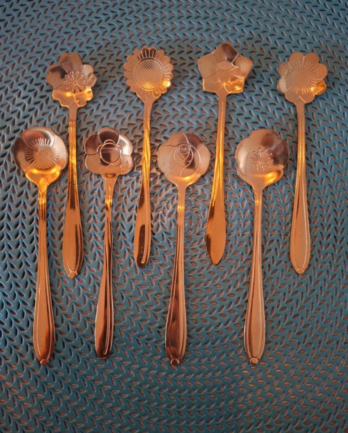 ** NIEUW ** prachtige bloemen lepels, Ophalen of Verzenden, Nieuw, Rvs of Chroom