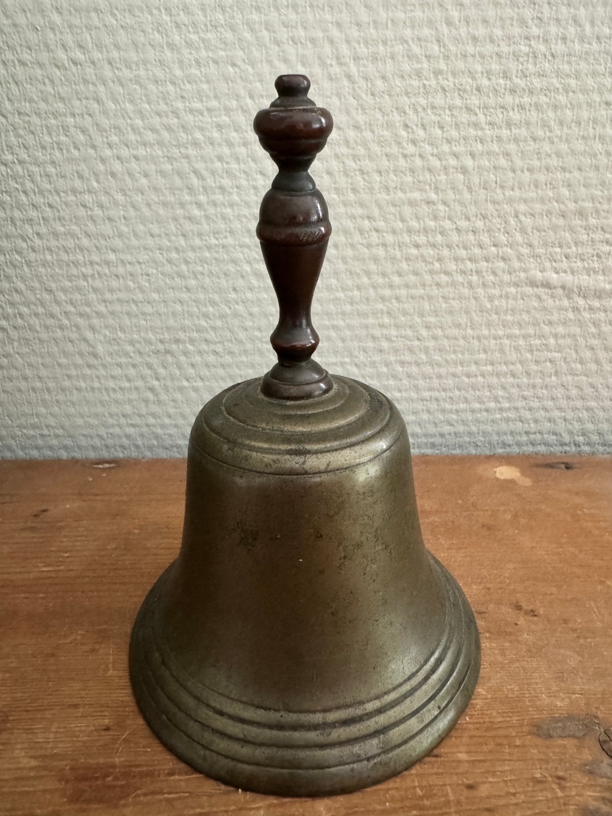 Zware bronzen bel, Ophalen of Verzenden, Brons