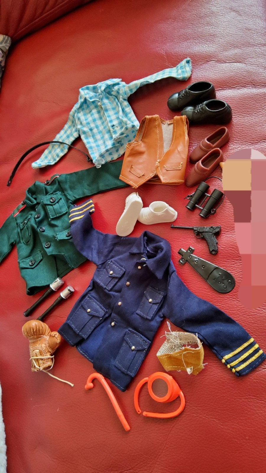 Vintage Barbie Ken schoenen andere actiefiguren accessoires., Ophalen of Verzenden, Gebruikt