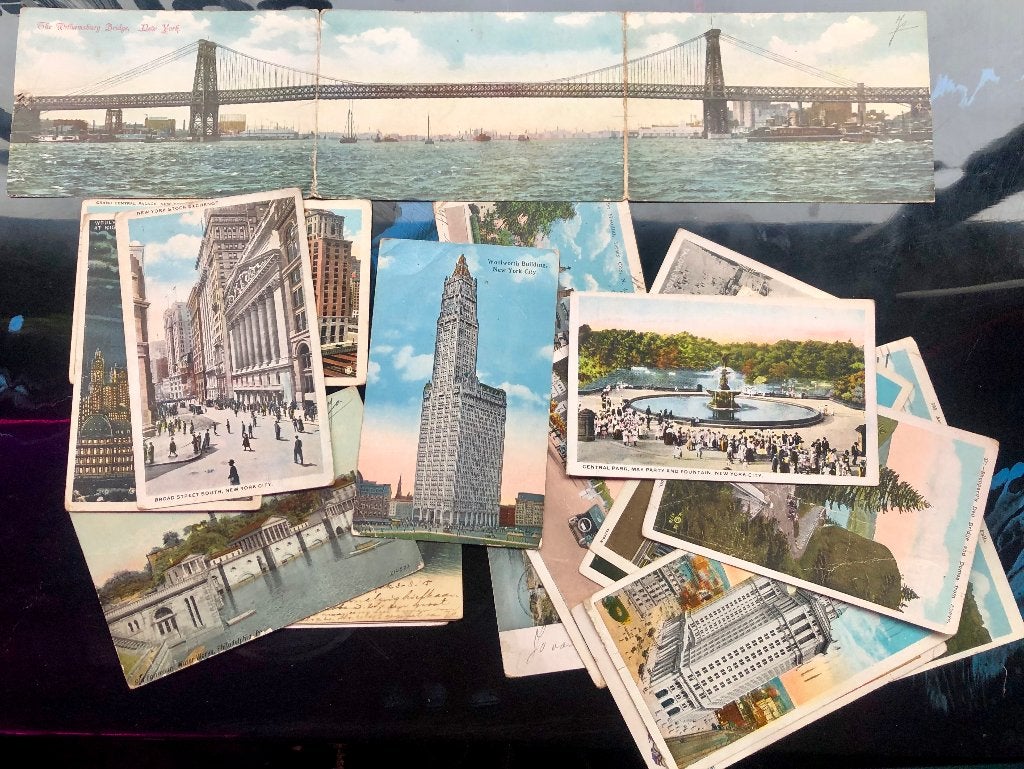 20 antieke ansichtkaarten Verenigde Staten Postcards USA, Verzamelen, Ophalen of Verzenden, Voor 1920, Gelopen, Buiten Europa