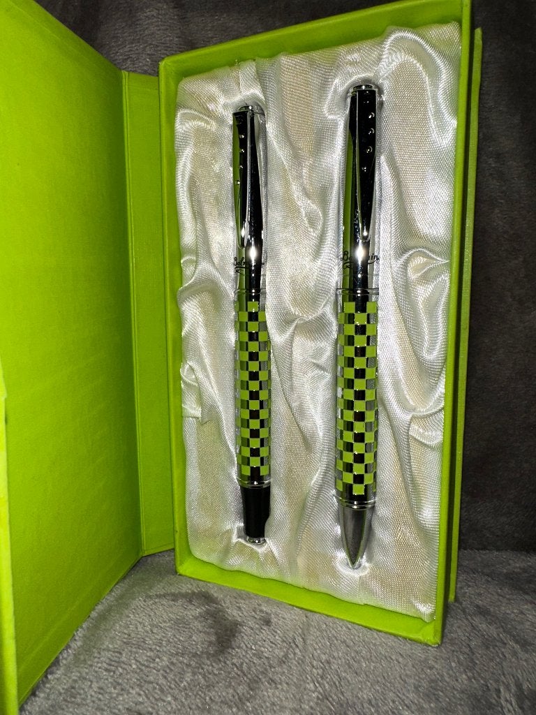 Balmain Chequer Balpen & Rollerball Set, Ophalen of Verzenden, Nieuw