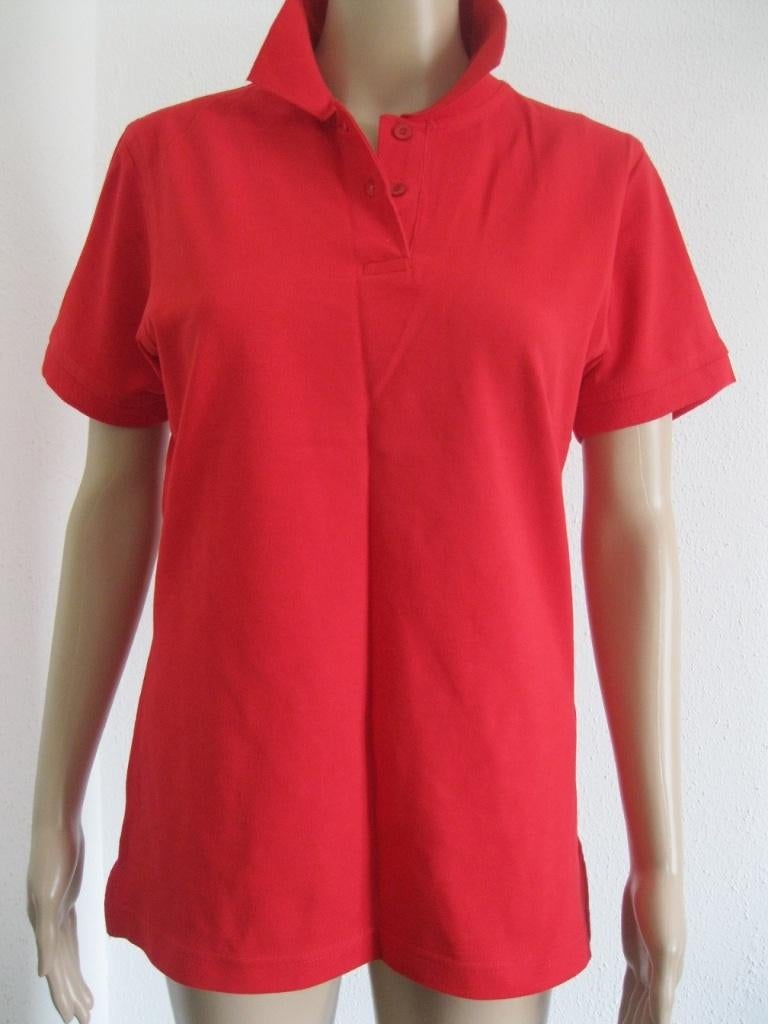 maat M, (38), 1 nieuw rood New Wave polo-shirt, 63 cm., Maat 38/40 (M), Nieuw, Ophalen of Verzenden, Korte mouw