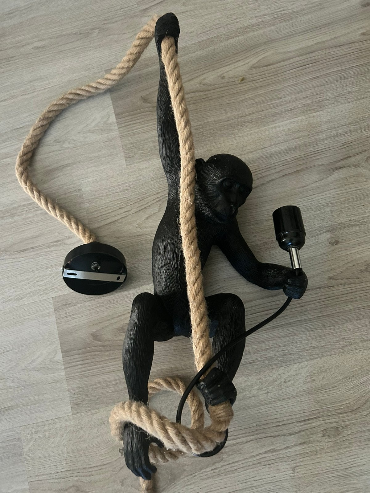 Originele apen hanglamp, Ophalen, Zo goed als nieuw