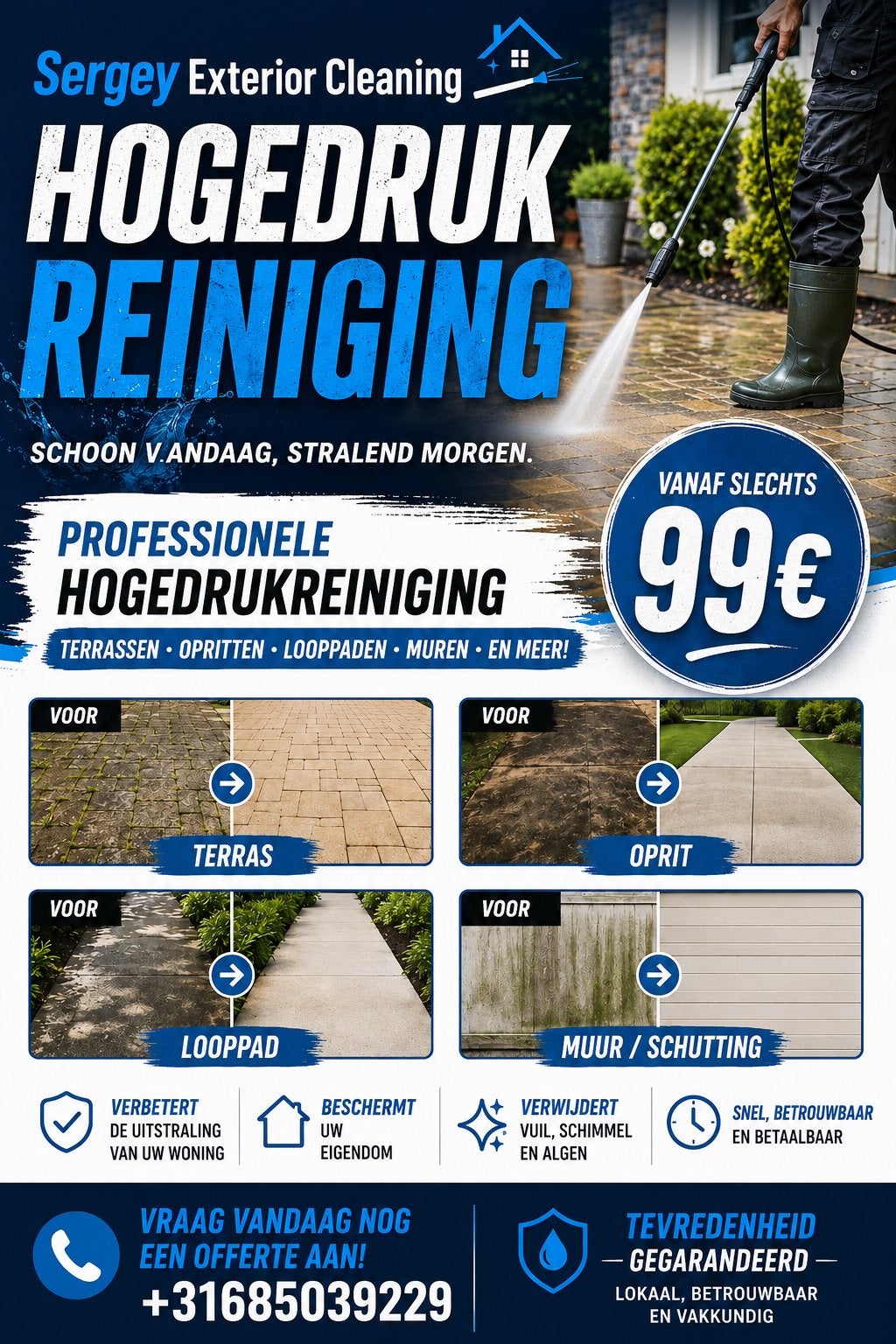 Professionele Hogedrukreiniging