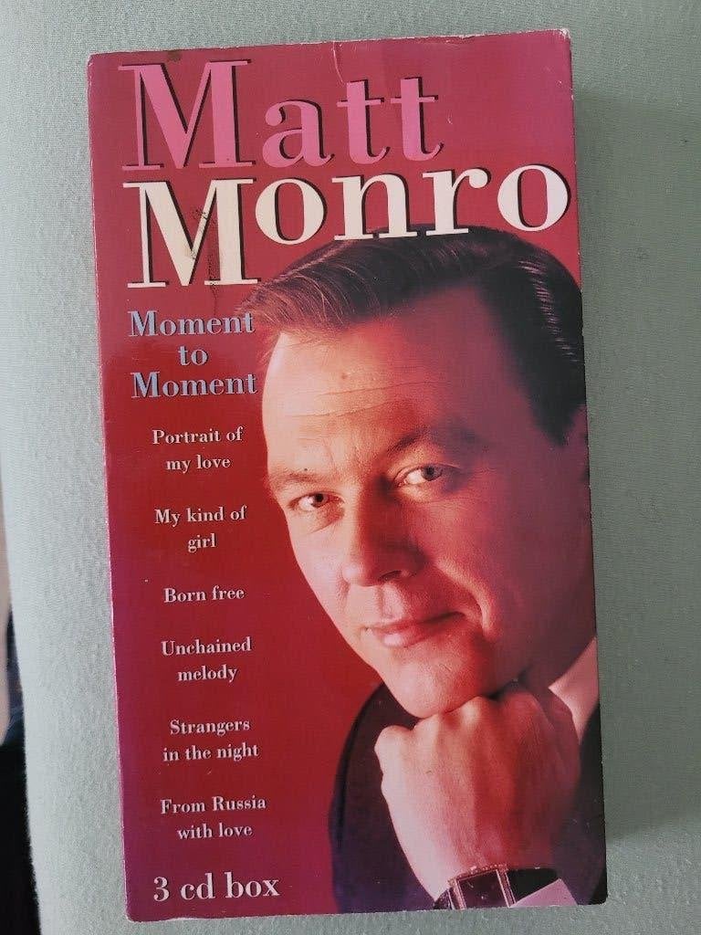 3 CD box  Matt Monro originele opnamen, Cd's en Dvd's, Ophalen of Verzenden, Zo goed als nieuw
