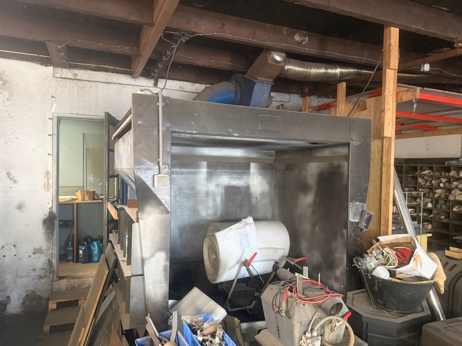 Spuitcabine met afzuiging, Doe-het-zelf en Verbouw, Ophalen, Gebruikt, Afzuiger