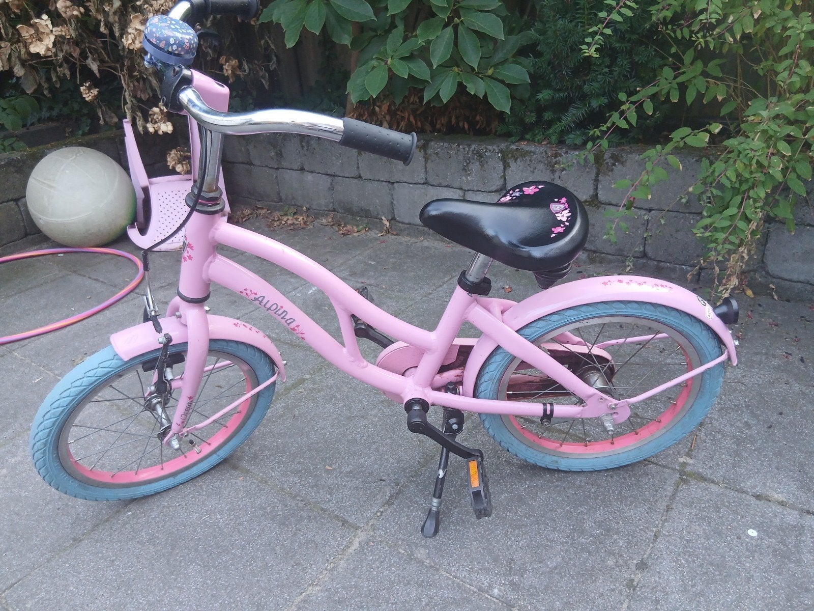 Alpina kinderfiets roze 16 inch -, Ophalen, Terugtraprem, Alpina, 16 tot 20 inch