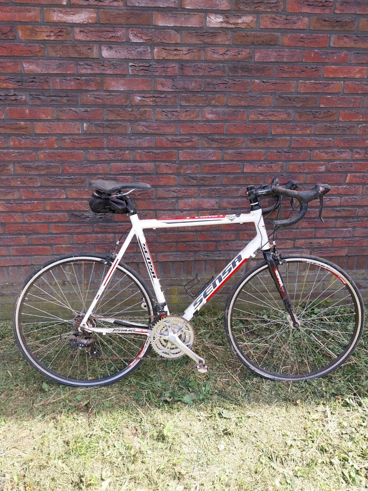 Sensa racefiets - Wit/Rood - Gebruikt, Gebruikt, Aluminium, Meer dan 20 versnellingen, Ophalen