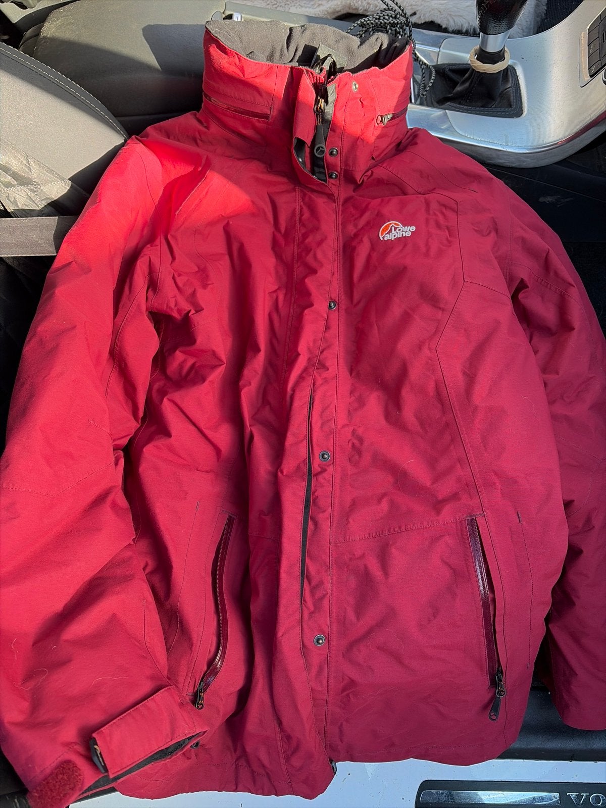 Lowe Alpine dames jas - Maat S - Rood, Ophalen of Verzenden, Zo goed als nieuw, Maat 36 (S), Rood