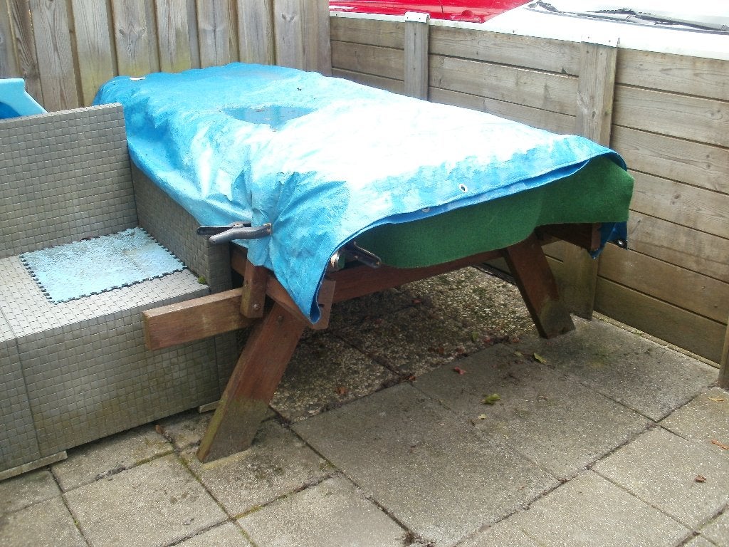 picknickbank, Tuin en Terras, Picknicktafels, Ophalen, Gebruikt, Inklapbaar, Rechthoekig