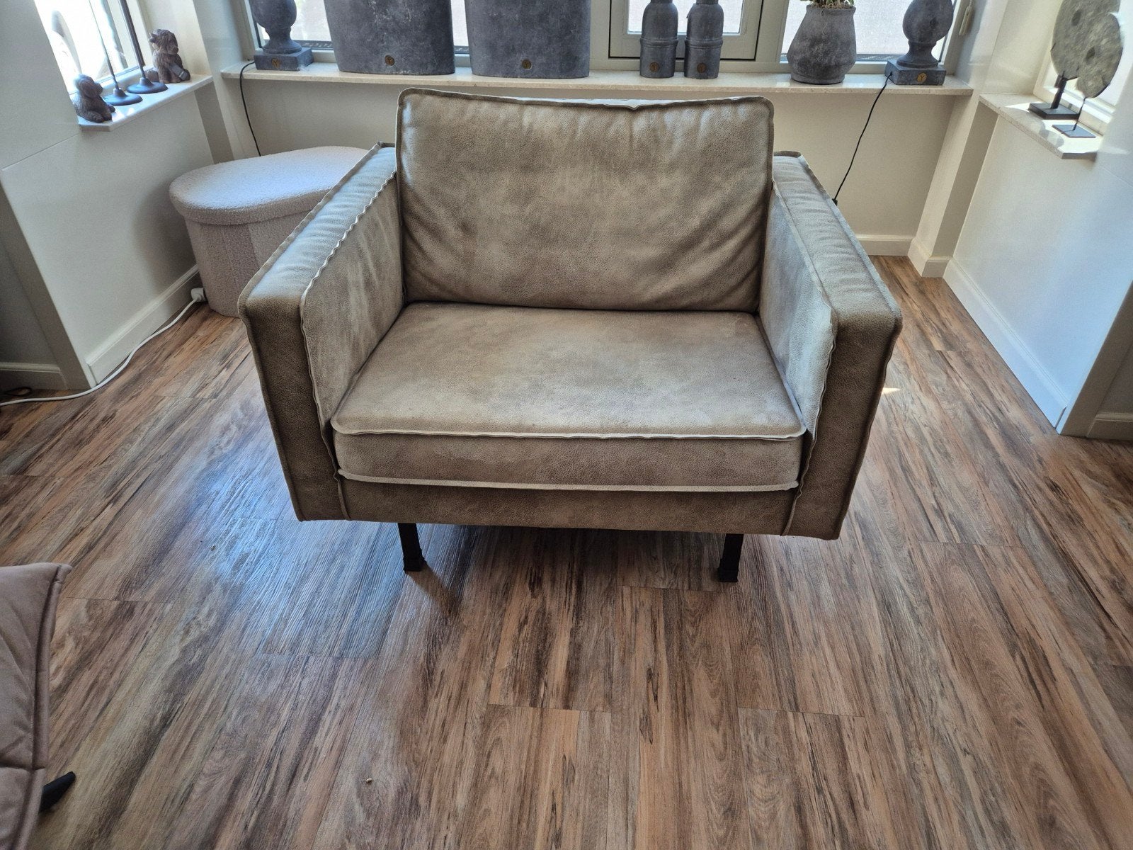 Loveseat, Ophalen, Gebruikt, Leer