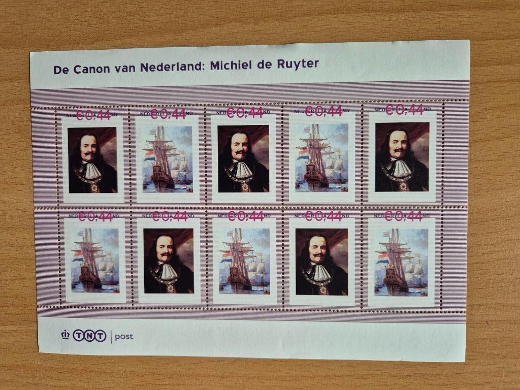 Velletje De Canon van Nederland: Michiel de Ruijter, Verzenden, Postfris