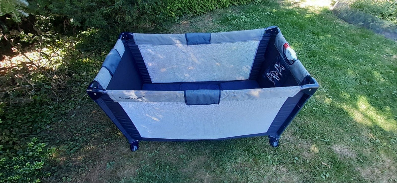 Topmark campingbedje met keurig matras, Ophalen, Gebruikt, Rechthoekig