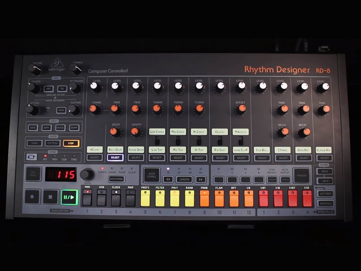 Behringer RD-8 MK2 Rhythm Designer Drummachine, Muziek en Instrumenten, Ophalen of Verzenden, Zo goed als nieuw, Overige merken