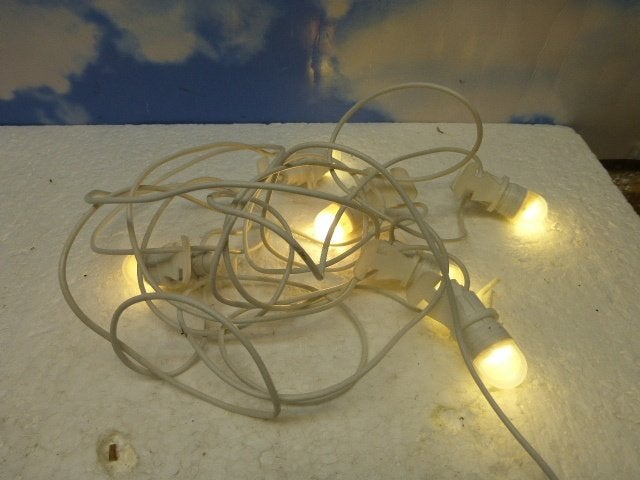 lemax steng verlichting kerstdorp kersthuisjes 6 led lampjes, Diversen, Ophalen of Verzenden, Zo goed als nieuw