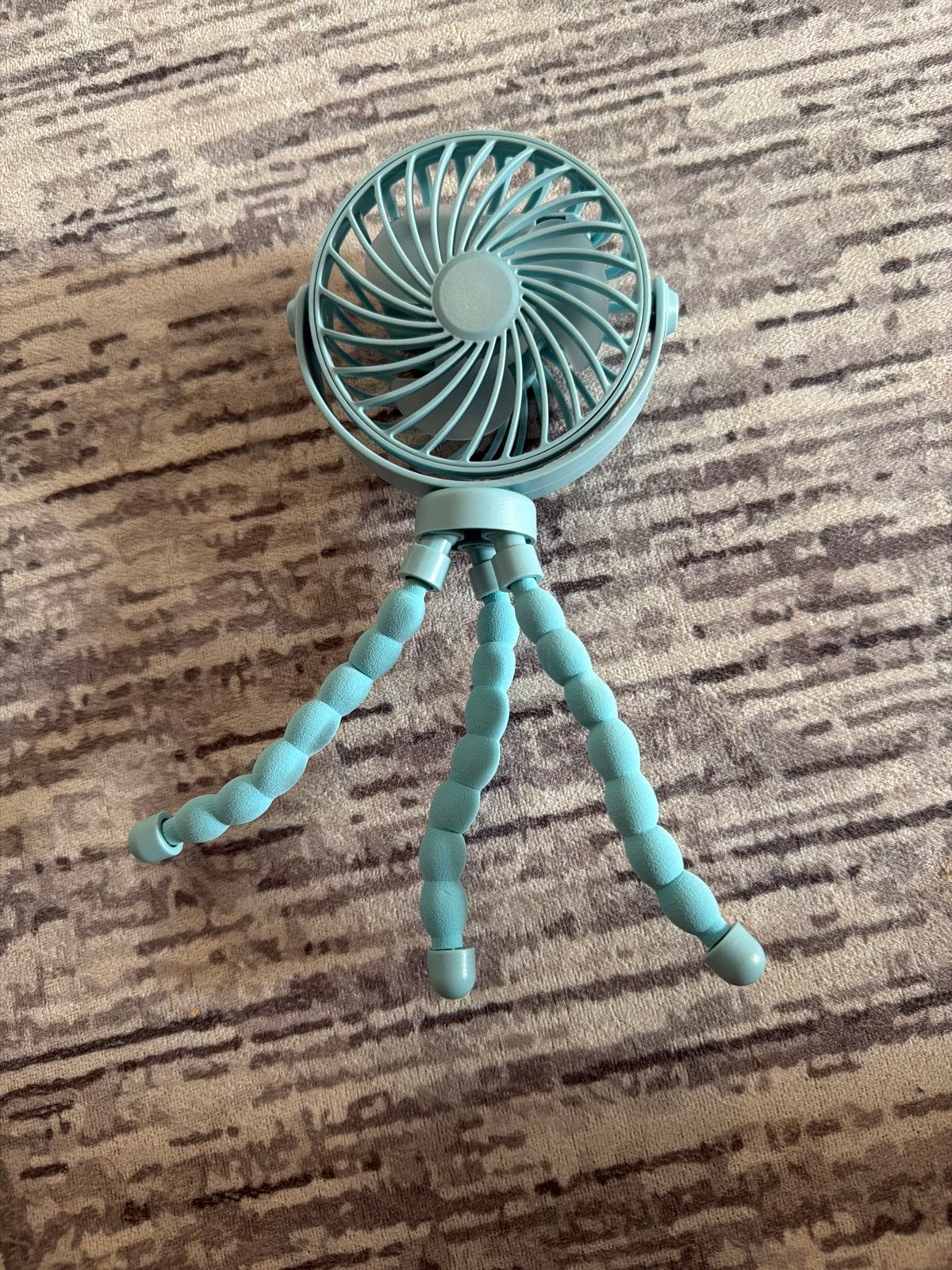 Draagbare ventilator met flexibele statiefpoten, Ophalen of Verzenden, Zo goed als nieuw, Statiefventilator