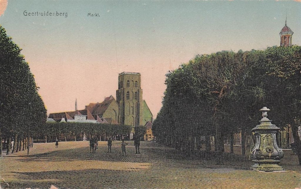 702-135-027 Geertruidenberg Markt, Verzamelen, Verzenden, Voor 1920, Noord-Brabant