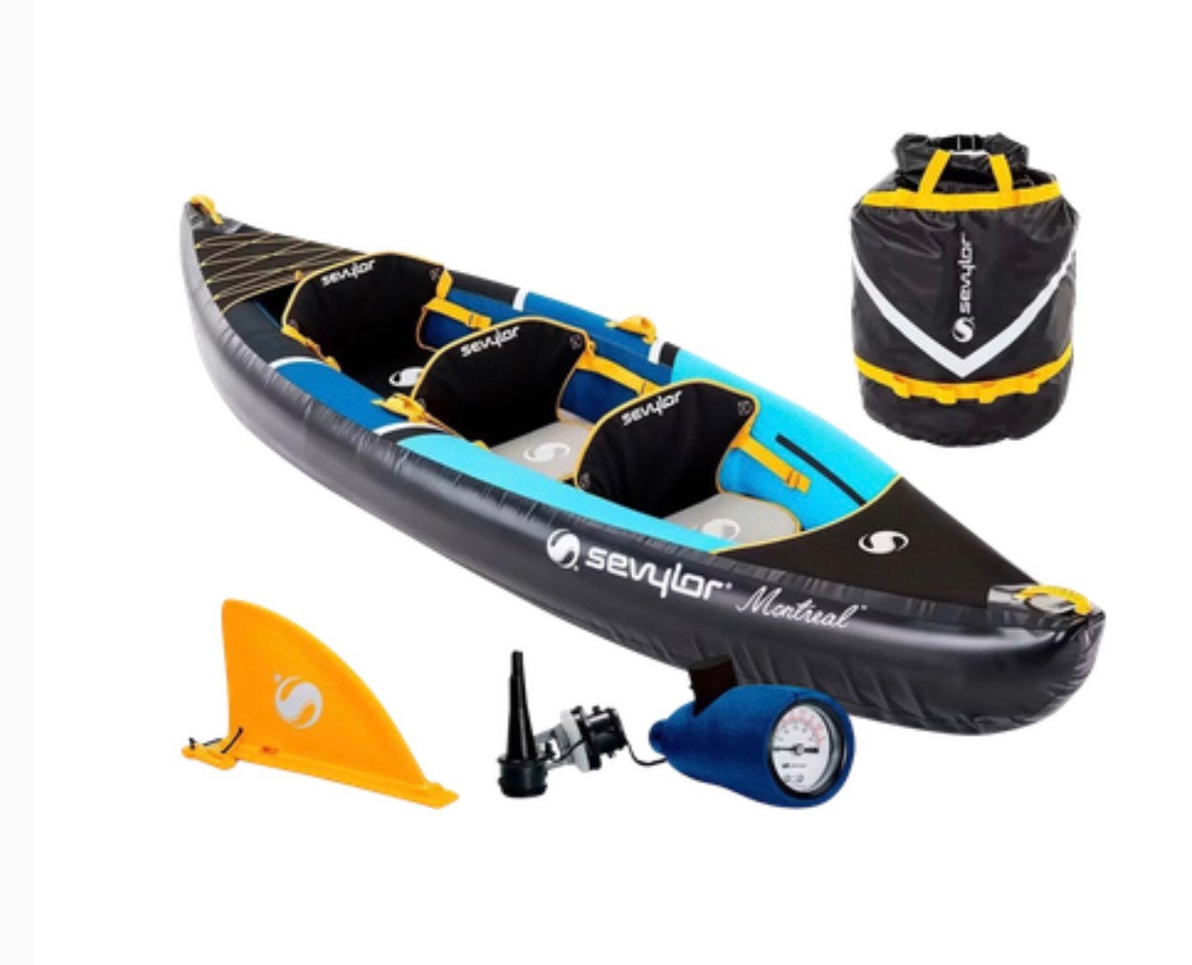 Nieuw en ongebruikt Sevylor Montreal kayak 3pp, Ophalen, Opblaasbaar, Drie personen of meer, Kajak