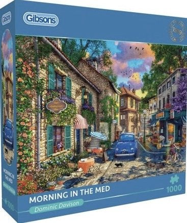 Gibsons - Morning in the Med - 1000 stukjes, Ophalen of Verzenden, 500 t/m 1500 stukjes, Nieuw, Legpuzzel