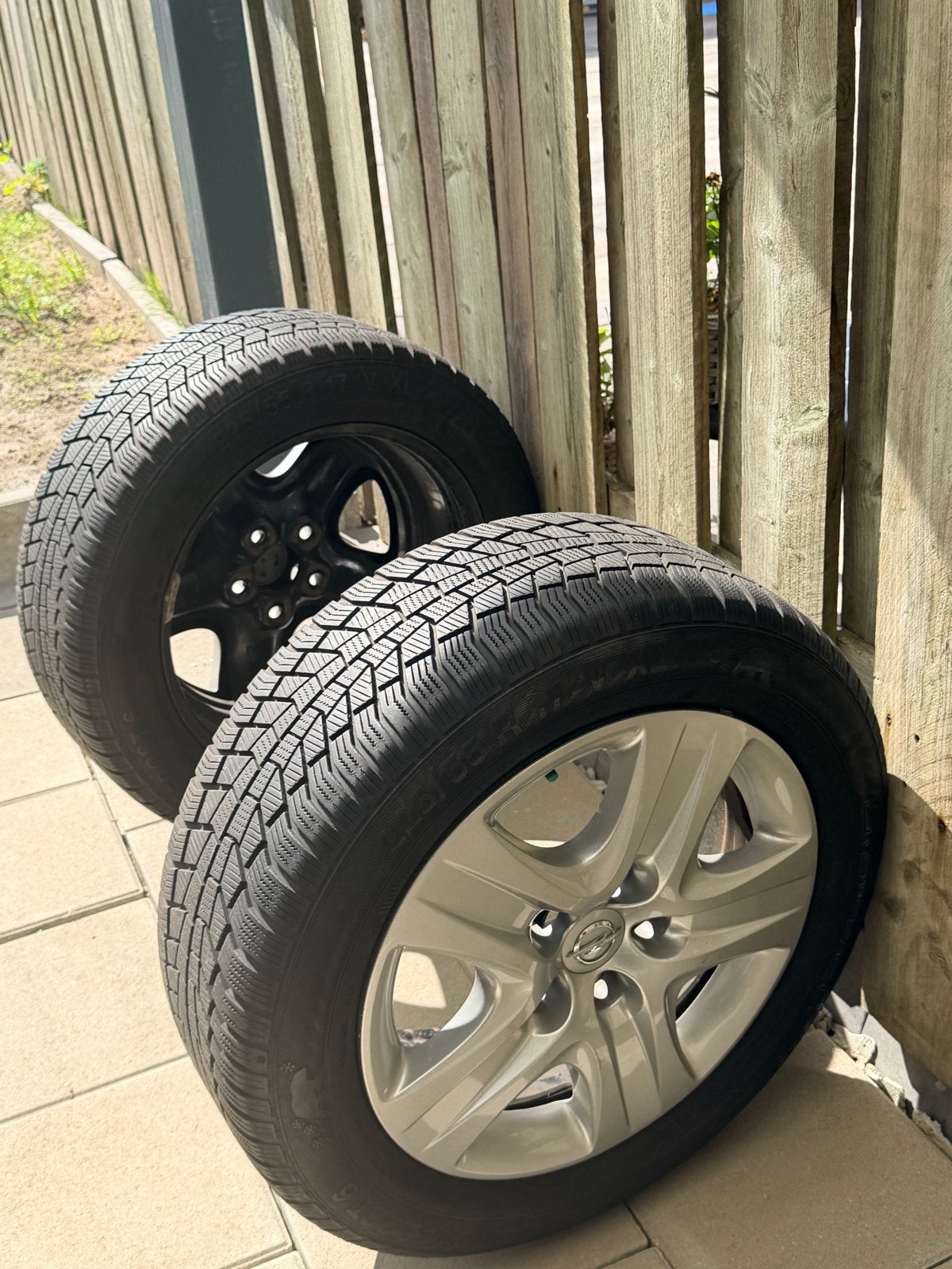 2 Goede Banden met Aluminium Velgen voor Opel Insignia, Auto-onderdelen, Ophalen, Gebruikt, Banden en Velgen, 17 inch