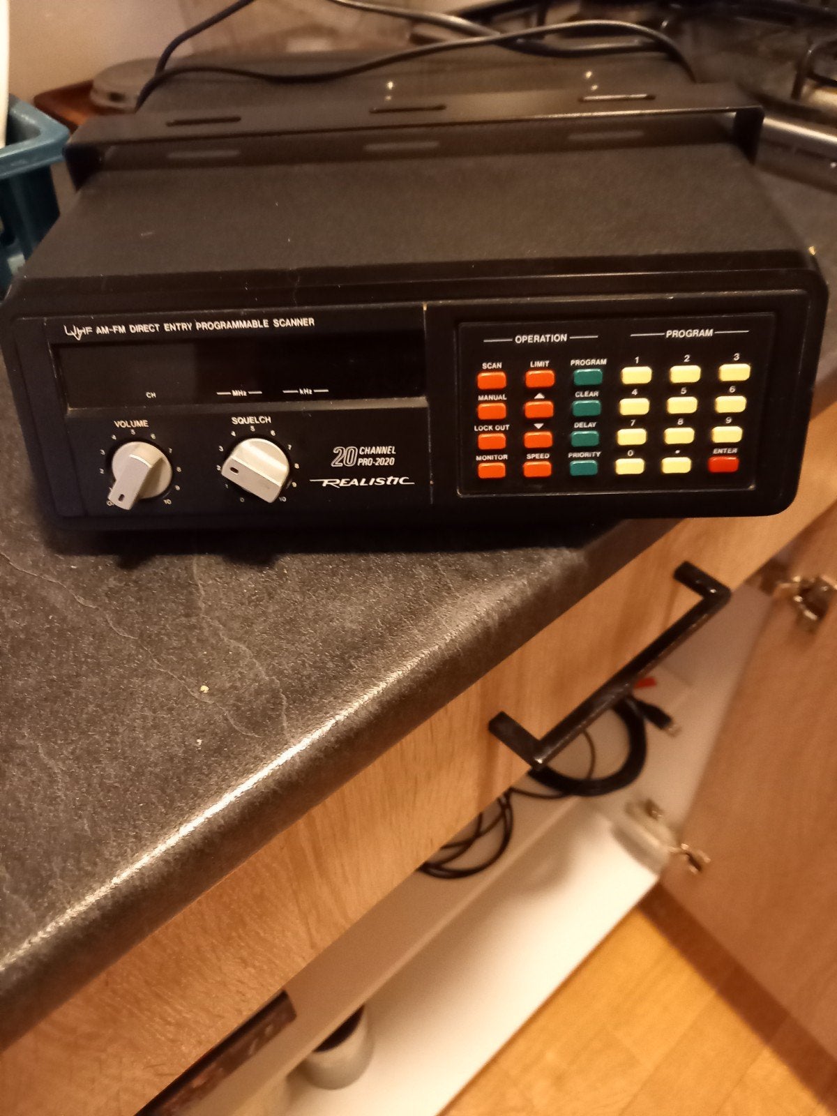 Scanner met nieuwe antenne en kabel, Ophalen of Verzenden, Gebruikt, Minder dan 30 kanalen