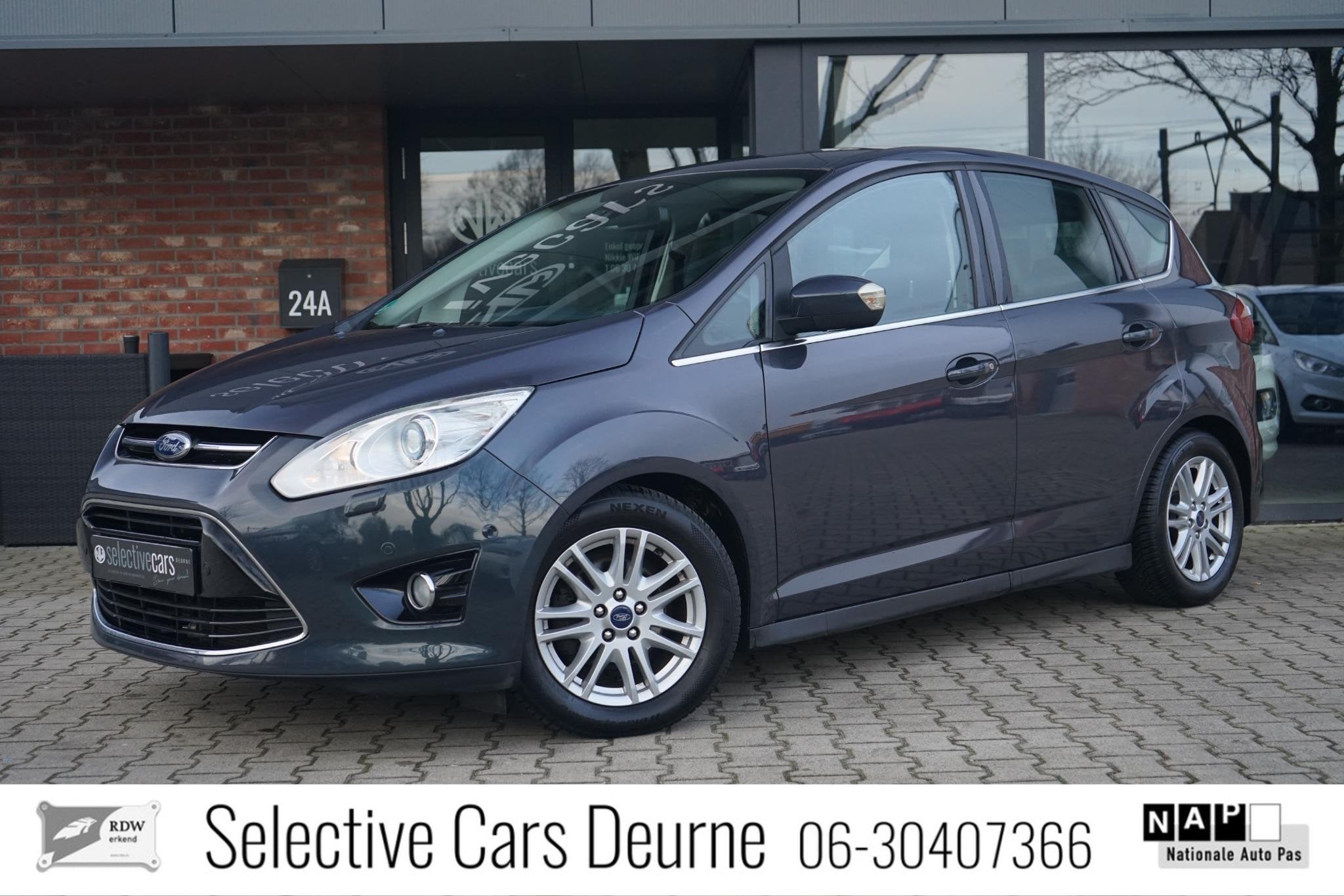 Ford C-Max 1.0 Titanium , Bi-Xenon, 16''LM, Sony Sound, Crui, Auto's, Voorwielaandrijving, Euro 5, Gebruikt, Blauw