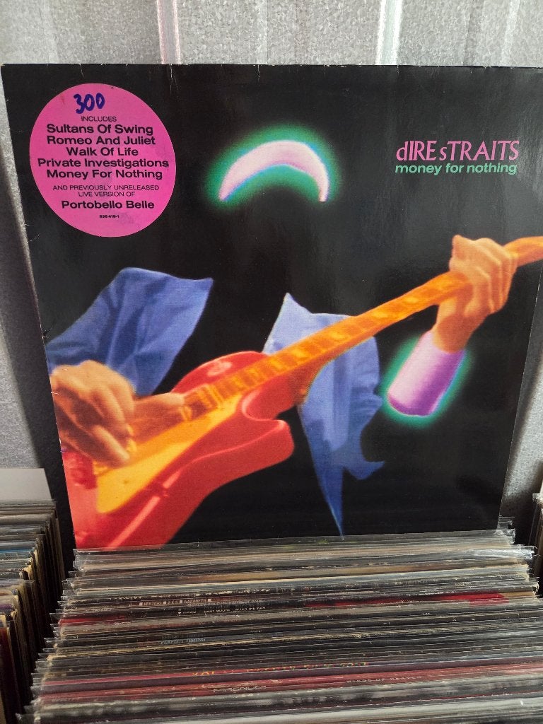 Vinyl lp DIRE STRAITS: MONEY FOR NOTHING, Cd's en Dvd's, Beschermende buitenhoes, Ophalen of Verzenden, Gebruikt, 12 inch
