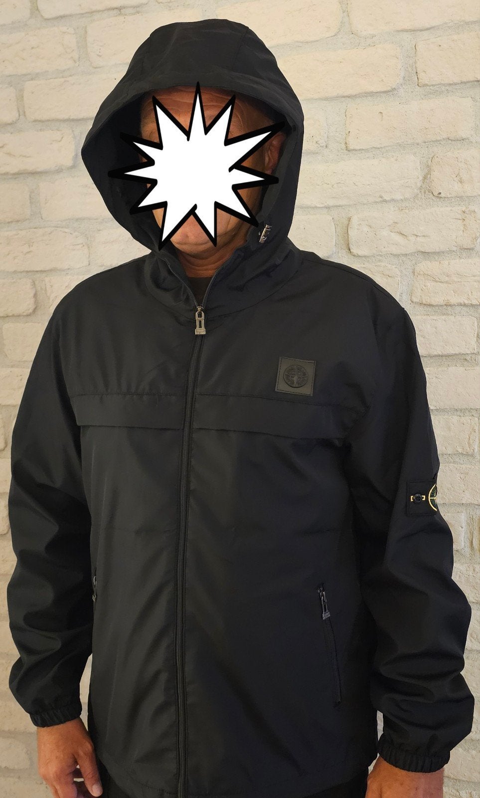 Stone Island jas XXL - Nooit gedragen 1 op 1, Zwart, Nieuw, Overige maten, Ophalen of Verzenden